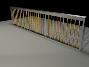 railing model Model 3D