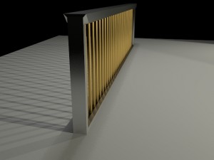 railing model Model 3D