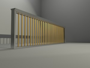 railing model Model 3D