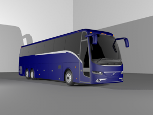 bus volvo 9700 grand 2015 3D Model