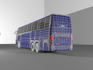 autobus volvo 9700 grand 2015 Model 3D