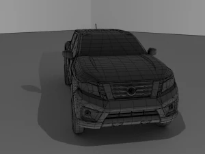 nissan np300 double cab 2016 3D Model
