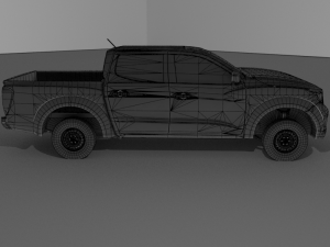 nissan np300 double cab 2016 3D 模型