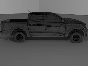 nissan np300 double cab 2016 3D Model