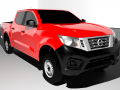 nissan np300 double cab 2016 3D Model