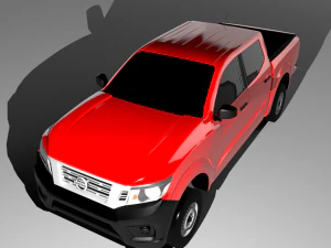 nissan np300 double cab 2016 3D Model