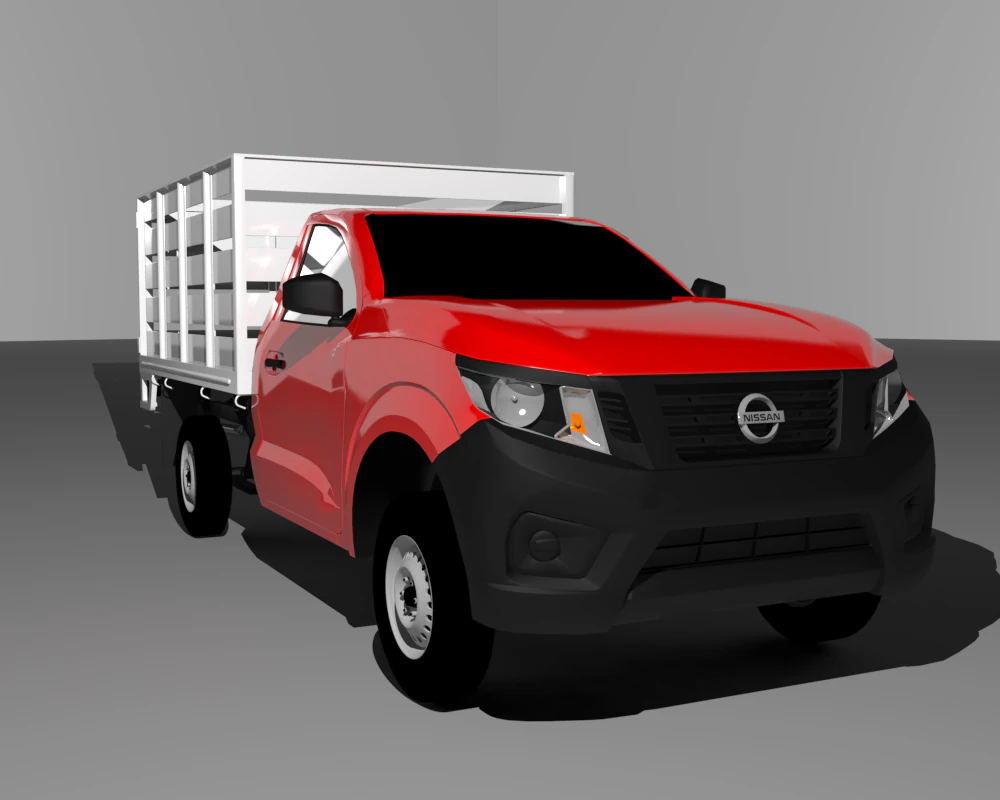 nissan np300 2016 redilas 3D Model .c4d .max .obj .3ds .fbx .stl .blend 