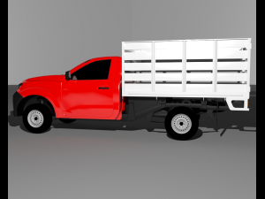nissan np300 2016 redilas 3D Model