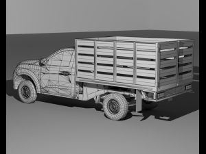 nissan np300 2016 redilas 3D Model