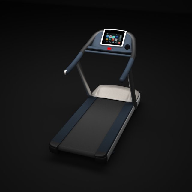 treadmill jog 3D Модель .c4d .max .obj .3ds .fbx .stl .blend 