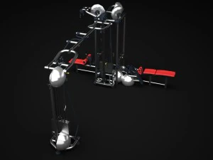 gym multistation cable 2 3D Model