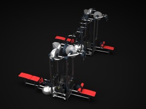 gym multistation cable 3 Modello 3D