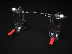 gym multistation cable 3 Modello 3D