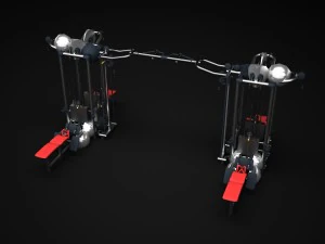 gym multistation cable 3 3D Model
