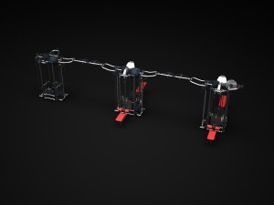 gym multistation cable 5 3D-Modell
