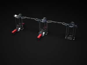 gym multistation cable 5 3D-Modell