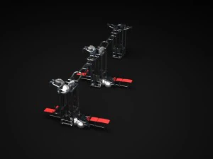 gym multistation cable 5 3D Model