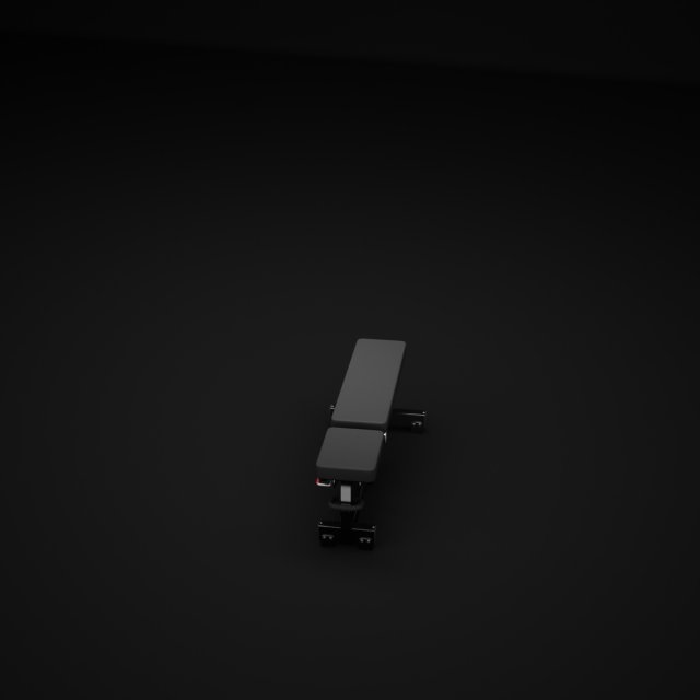 adjustable bench 3D Model .c4d .max .obj .3ds .fbx .stl .blend 