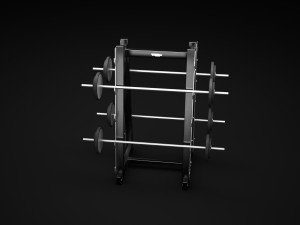 barbell rack Modèle 3D