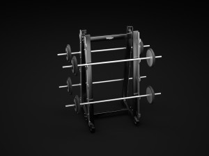 barbell rack 3D 模型