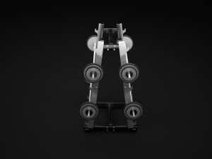 barbell rack 3D 模型