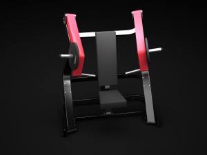 incline press 3D 模型