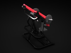 incline press 3D 模型