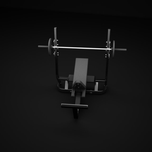 olympic incline 3D Model .c4d .max .obj .3ds .fbx .stl .blend 