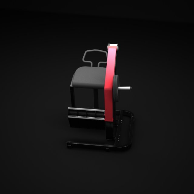 rear kick Modello 3D .c4d .max .obj .3ds .fbx .stl .blend 