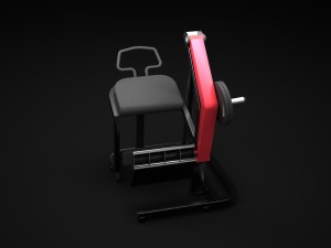 rear kick Modello 3D