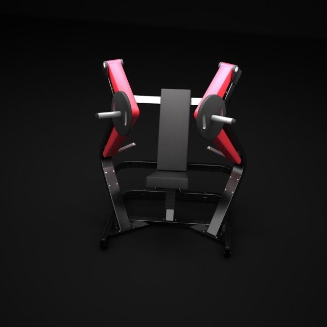wide chest press Modelo 3D .c4d .max .obj .3ds .fbx .stl .blend 