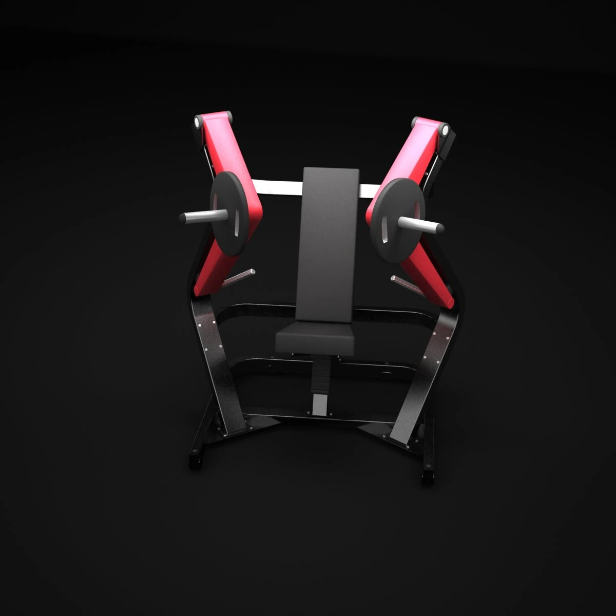wide chest press 3D Model .c4d .max .obj .3ds .fbx .stl .blend 