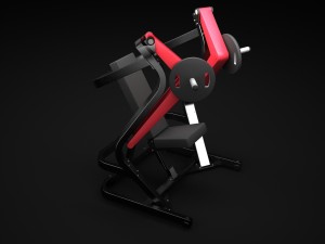 wide chest press Modelo 3D