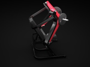 wide chest press Modelo 3D