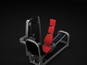 gym equipment classic 3D Model