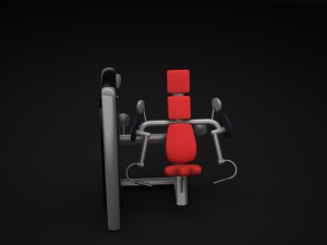 gym equipment classic 3D Model