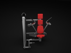 gym equipment classic 3D Model