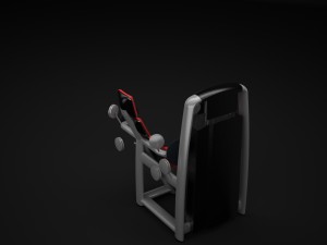 gym equipment classic 3D Model