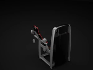 gym equipment classic 3D Model