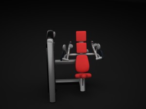 gym equipment classic 3D Model