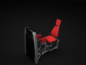 gym equipment classic 3D Model