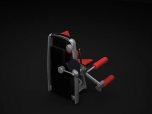 gym equipment classic 3D Model