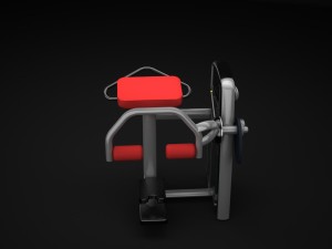 gym equipment classic 3D Model