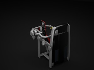 gym equipment classic 3D Model