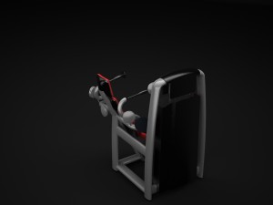 gym equipment classic 3D Model