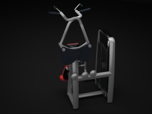 gym equipment classic 3D Model