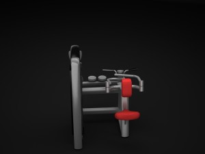 gym equipment classic 3D Model