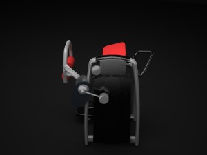 gym equipment classic 3D Model