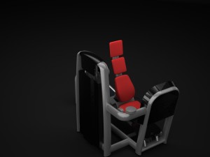 gym equipment classic 3D Model