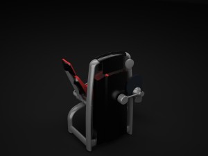 gym equipment classic 3D Model